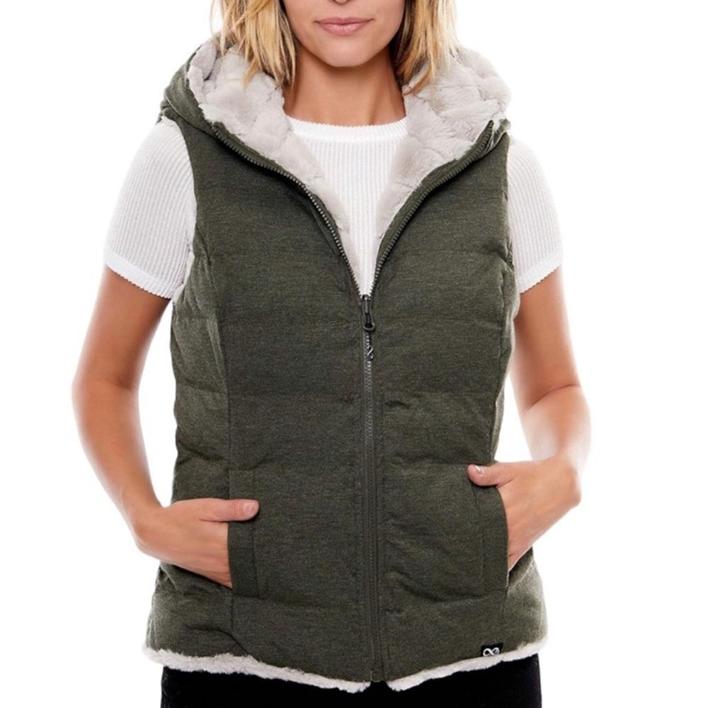 boundless reversible vest jacket size medium